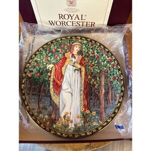 Vintage Royal Worcester Past Times Bone China Plate, ‘The Orchard - Spring ’ , L